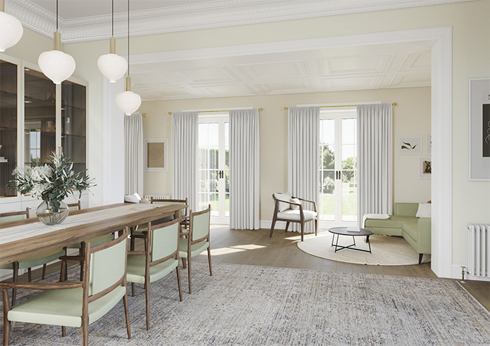 Windermere, Ecru - Made to Measure Curtains - Image 7